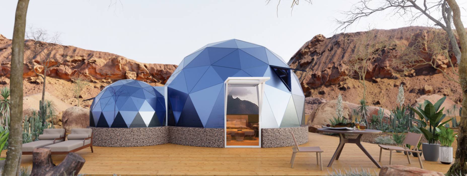 乌审旗球形智能光伏玻璃星空房